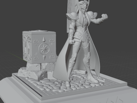 Camus de Acuario – Heiliger Seiya 3D Druckmodell
