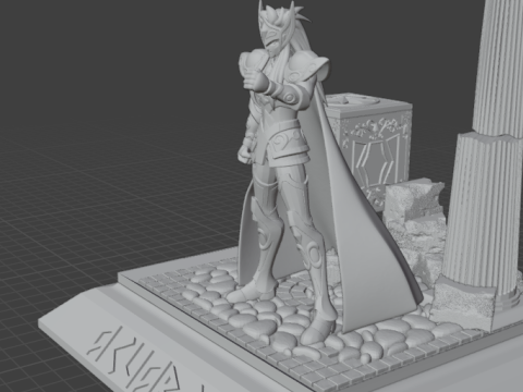 Camus de Acuario – Heiliger Seiya 3D Druckmodell