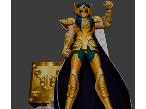 Camus de Acuario – Heiliger Seiya 3D Druckmodell