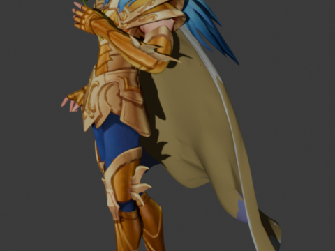 Aphrodite de Piscis - Saint Seiya 3Dプリントモデル