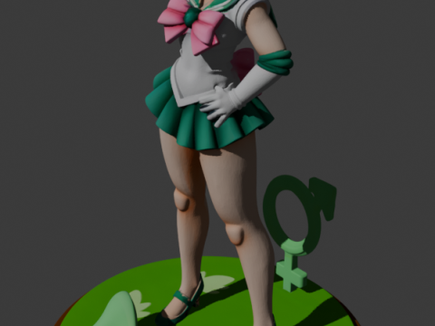 セーラージュピター 3Dプリントモデル