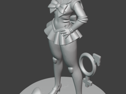 セーラージュピター 3Dプリントモデル