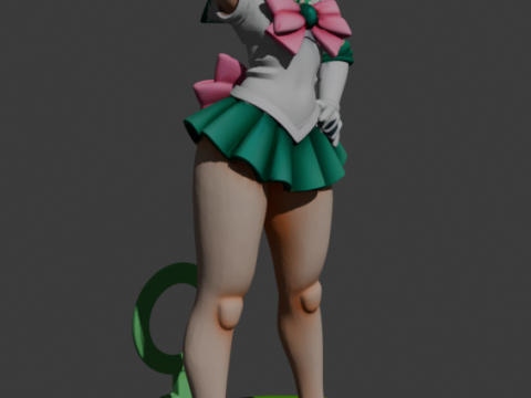 セーラージュピター 3Dプリントモデル