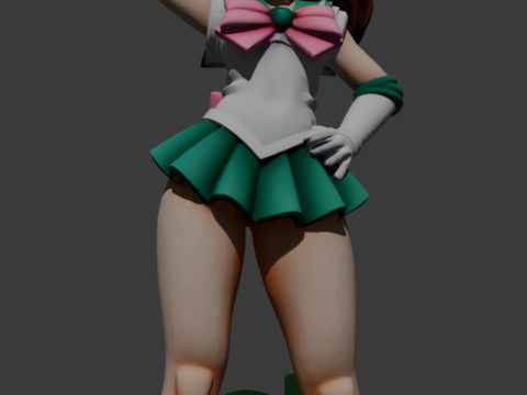 セーラージュピター 3Dプリントモデル