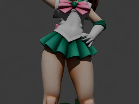 Sailor Jupiter 3D Print Model