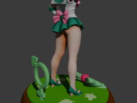 セーラージュピター 3Dプリントモデル