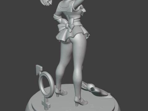 セーラージュピター 3Dプリントモデル