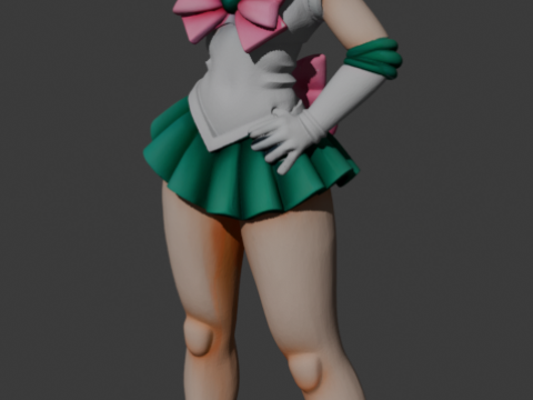 セーラージュピター 3Dプリントモデル