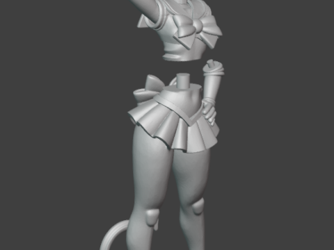 セーラージュピター 3Dプリントモデル