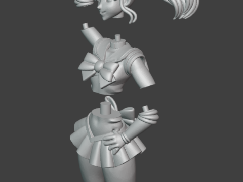 セーラージュピター 3Dプリントモデル