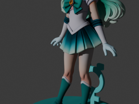 Marinheiro Netuno Modelo de Impressão 3D