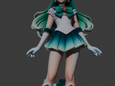 Marinheiro Netuno Modelo de Impressão 3D