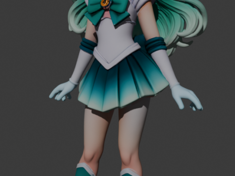 Marinheiro Netuno Modelo de Impressão 3D