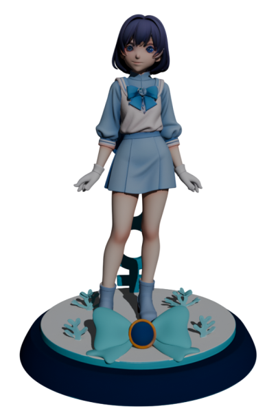 Żeglarz Merkury Model do druku 3D .c4d .max .obj .3ds .fbx .stl .blend