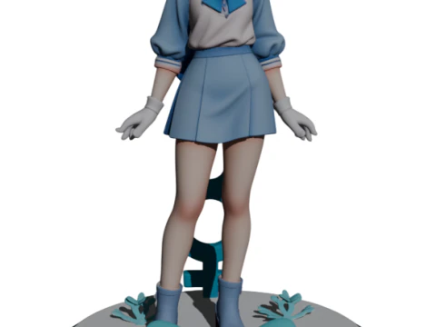 セーラーマーキュリー 3Dプリントモデル