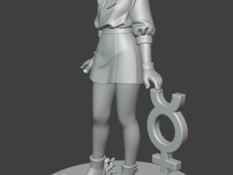 Żeglarz Merkury Model do druku 3D