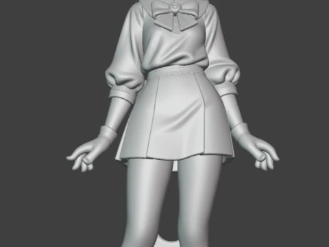 セーラーマーキュリー 3Dプリントモデル