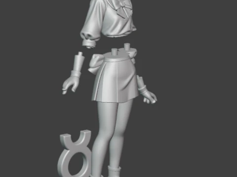 セーラーマーキュリー 3Dプリントモデル