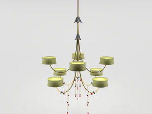 ara&ntilde;a dorada Modelo 3D