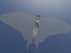 diamond butterfly 3D Model
