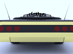 impala lowrider lowpoly 3D Модель