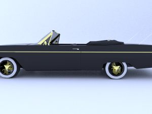 impala lowrider lowpoly 3D Модель
