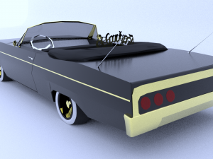 impala lowrider lowpoly 3D Модель