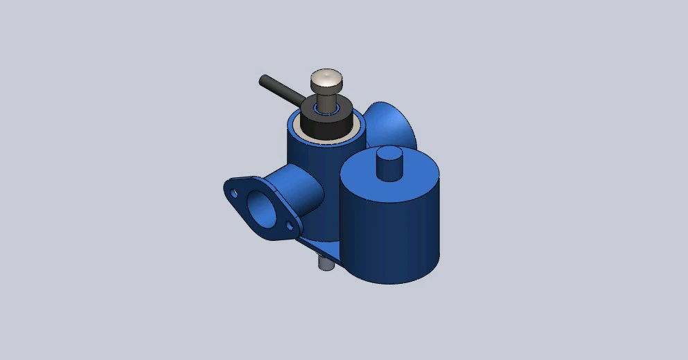 carburetor assembly 3D Print Model .c4d .max .obj .3ds .fbx .stl .blend