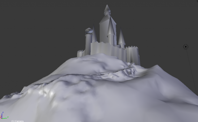 castle 3Dモデル .c4d .max .obj .3ds .fbx .stl .blend