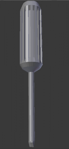 screwdriver 3D Model .c4d .max .obj .3ds .fbx .stl .blend