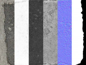 沥青补丁 01 - 8k 扫描 CG 纹理