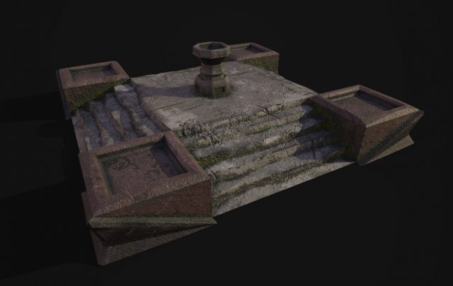 Place of power-Obelisk 3D Model .c4d .max .obj .3ds .fbx .stl .blend 