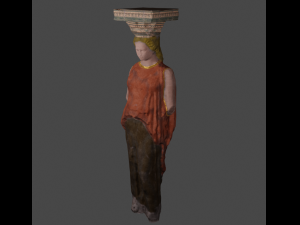 caryatid 3Dモデル
