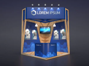 Messestand rpd 3D Modell