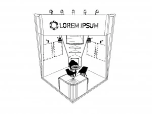 exhibition stand rpd 3D Model