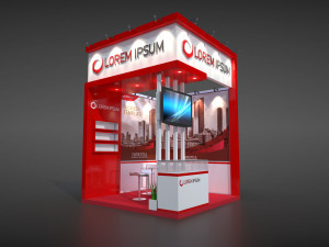 exhibition stand ms 3D मॉडल
