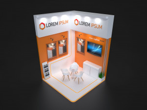 exhibition stand jby 3D Модель