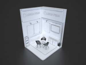 exhibition stand jby 3D Модель