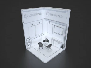 exhibition stand jby 3D Model