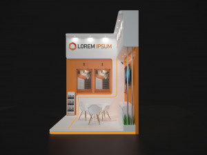 exhibition stand jby 3D Модель