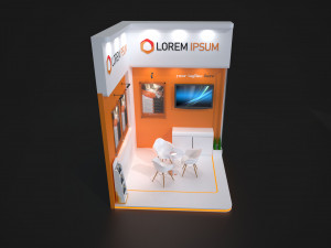 exhibition stand jby 3D Модель