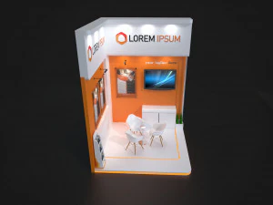 exhibition stand jby 3D Model