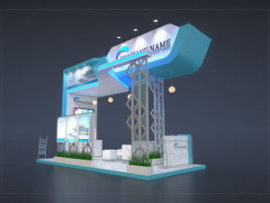 exhibition stand pr 3D Model