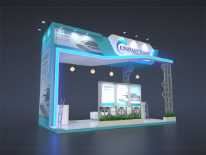 exhibition stand pr 3D Model