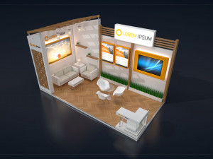exhibition stand mpm 3D मॉडल