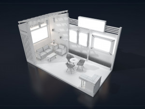 exhibition stand mpm 3D मॉडल