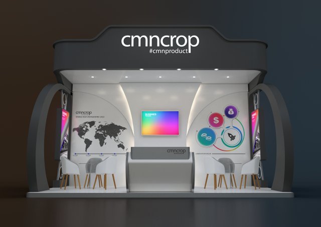 exhibition stand kkp 18 sqm 3D मॉडल .c4d .max .obj .3ds .fbx .stl .blend 