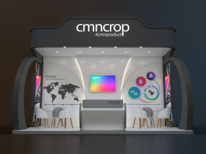 exhibition stand kkp 18 sqm 3D मॉडल