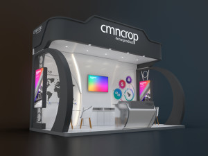 exhibition stand kkp 18 sqm 3D मॉडल