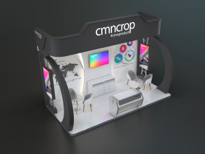 exhibition stand kkp 18 sqm 3D मॉडल